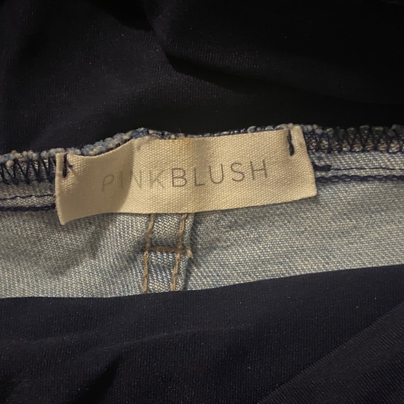 Stylish Blue Denim Maternity Women Shorts - Picture 2 of 2